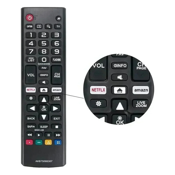 Remote Control Replacement for LG LED‎ LCD TV AKB75095307 See Compatibility List - Picture 6 of 7